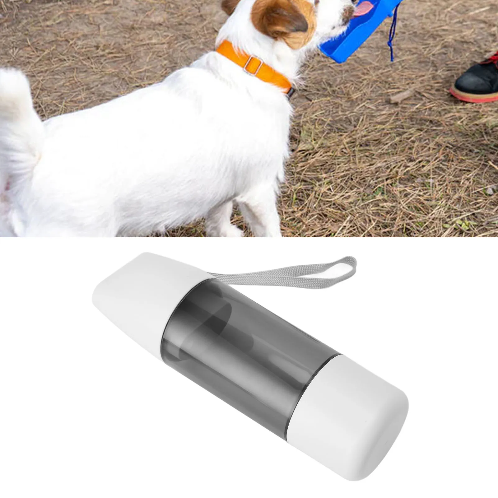 Pet Water Bottle Portable Water Dispenser Drinking Feeder Grain Cup For Outdoor Hiking Traveling Walking