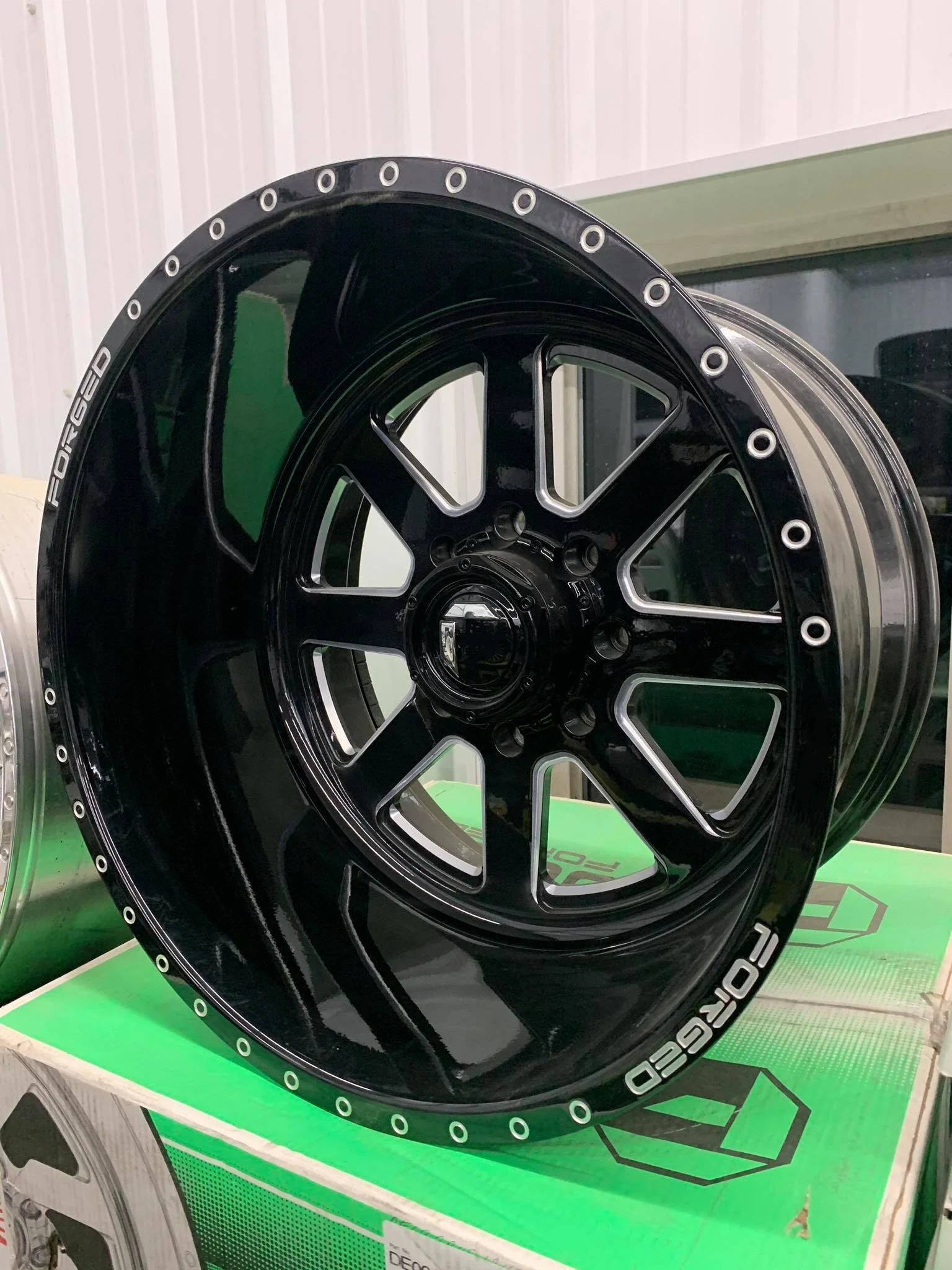 ！@Black Milled FF90 20 22 24 Inch 8x170 8x180 Heavy Duty Wheel Negative Offset Forged Truck Rimsfor RAM 2500 3500 Ford F250 F350