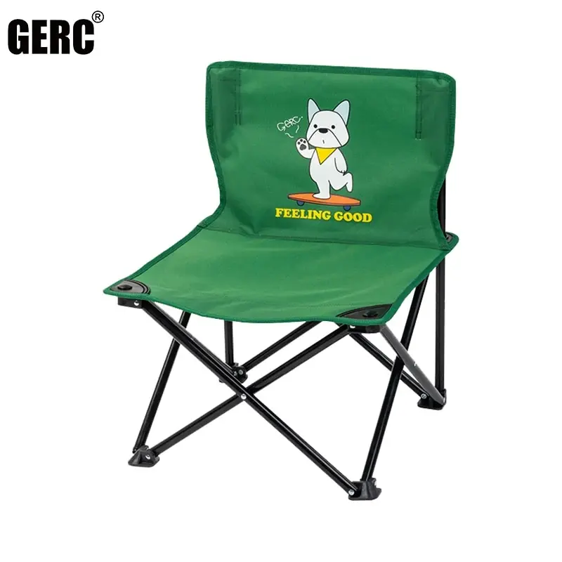 GERC Children's Outdoor Folding Chair Portable Ultra Light Beach Chair For Camping and Picnic at Home