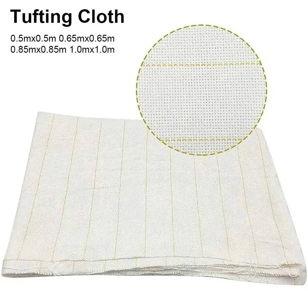 

1 шт. Ткань для тафтинга с разметкой, 0.65x1.35 м, хлопково-полиэстеровая смесовая ткань для вышивки и шитья (ткань монк)