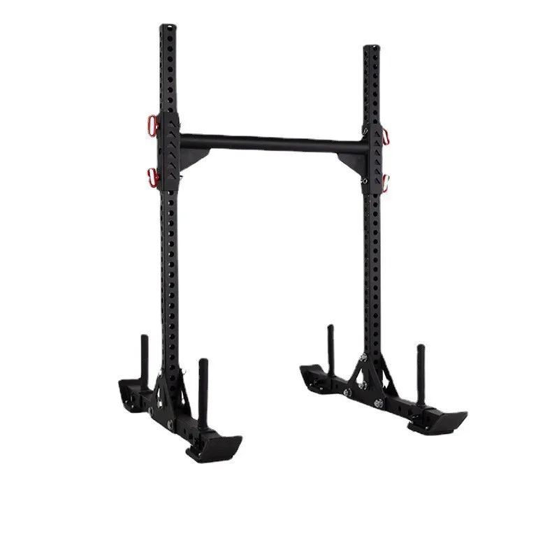 Squat Rack Stand, Power Rack for Home Gym, Pull Up Bar Dip Station, Weight Lifting Bench Press Cage, Barbell Holder 4 in 1