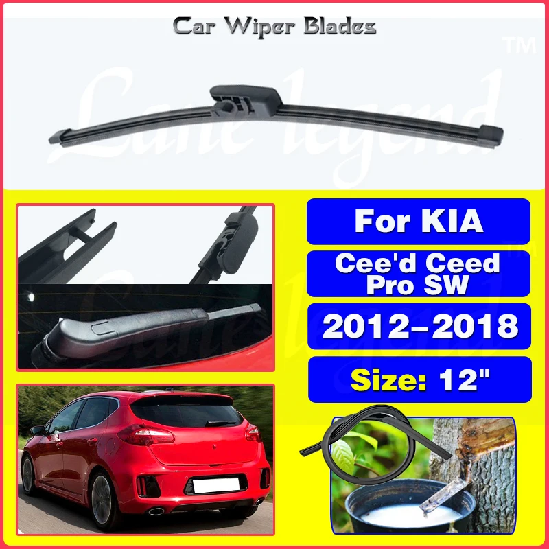 

Wiper 12" Rear Wiper Blade For Kia Cee'd Ceed Pro SW 2012 - 2018 Windshield Windscreen Tailgate Window Car Rain Brush