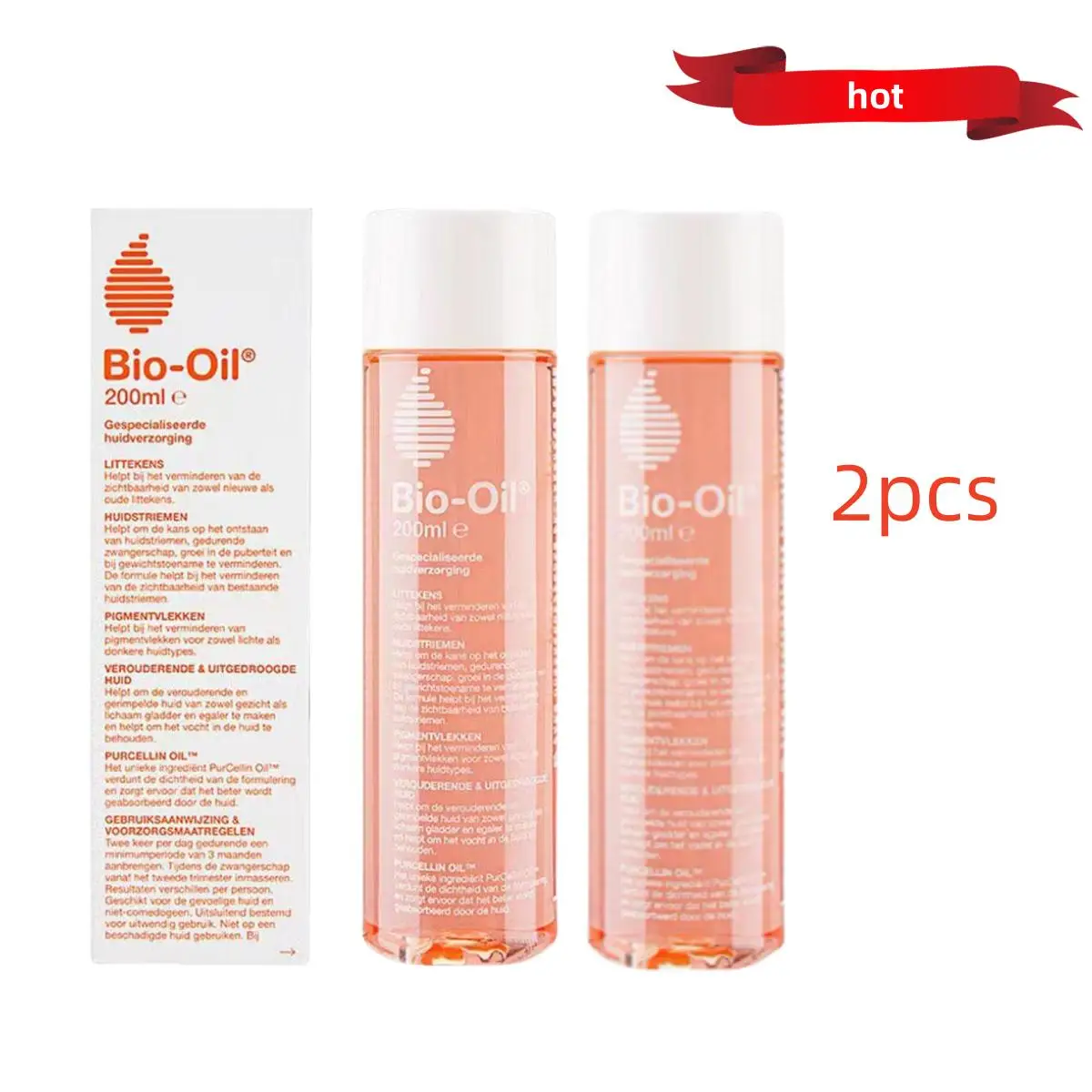 2PCS Bio-Oil Body Skin Care Essential Oil Fades Stretch Marks Fades Facial Fine Tattoos Body Skin Oil Improves Uneven Skin care