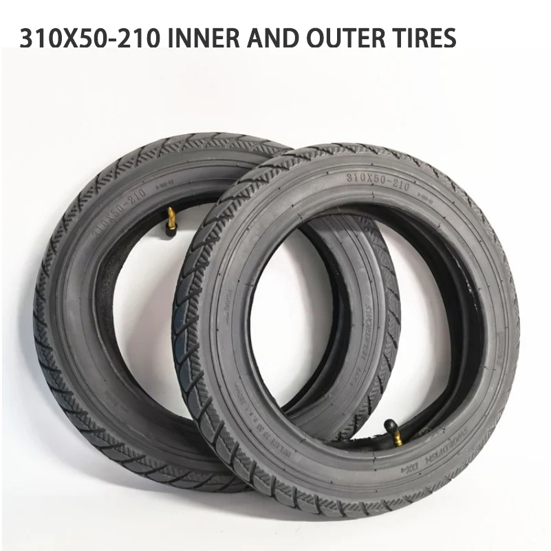 

12 Inch 310X50-210 Inner Tube Tire For Etwow Electric Scooter Baby Carriage Replacement Wear-resistant Wheelchair Tyre