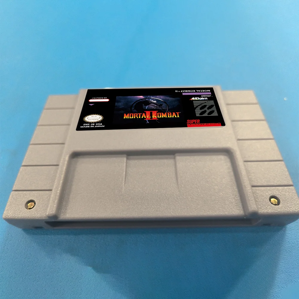 Mortal Kombat 2 Action  Classic Retro Game Card Cartridge for Super Nintendo SNES Console USA NTSC Version - Image 2