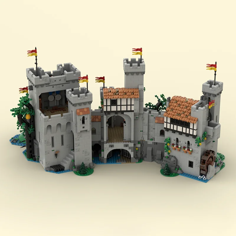 1605pcs MOC Middle Extension Castle Model Building Blocks Construction Toys Christmas Gifts Assemble Creative Idea Collection