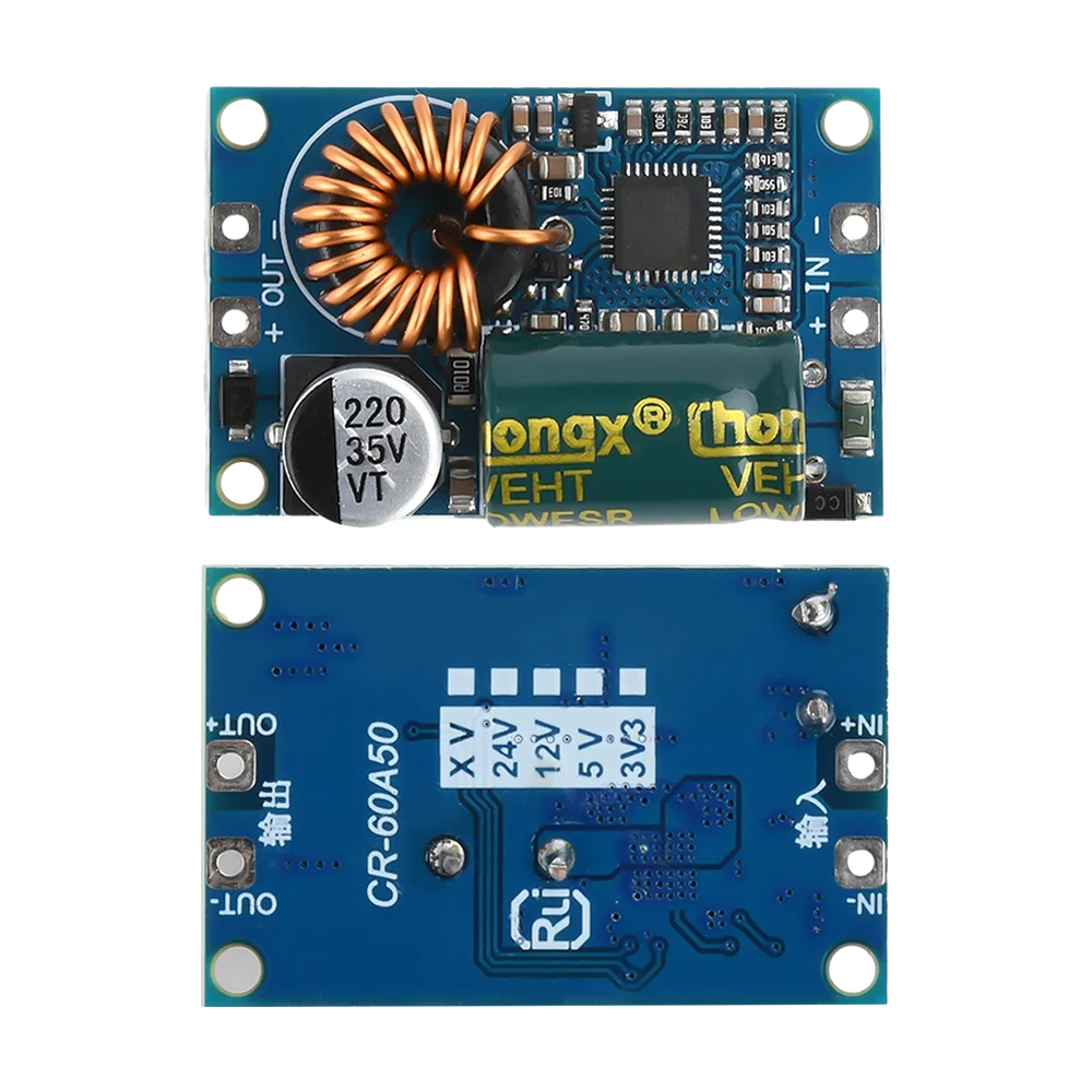 DC-DC Buck Module Step-down Power Module 60V48V36V24V To 5V12V Car Power Converter Buck Regulator Module Step-down Power Supply