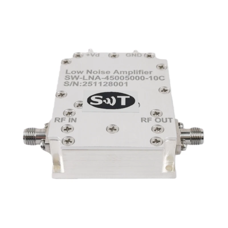 4500-5000 MHz Low Noise High Gain Amplifier for 5G Base Stations