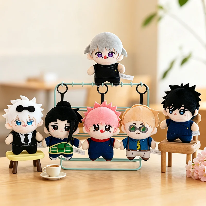 12CM Niedliche Gojo Satoru Geto Suguru Nanami Kento Fushiguro Megumi Itadori Yuji Plüschtiere Gefüllte Weiche Anime-Anhänger-Puppe Geschenk – Detail 9
