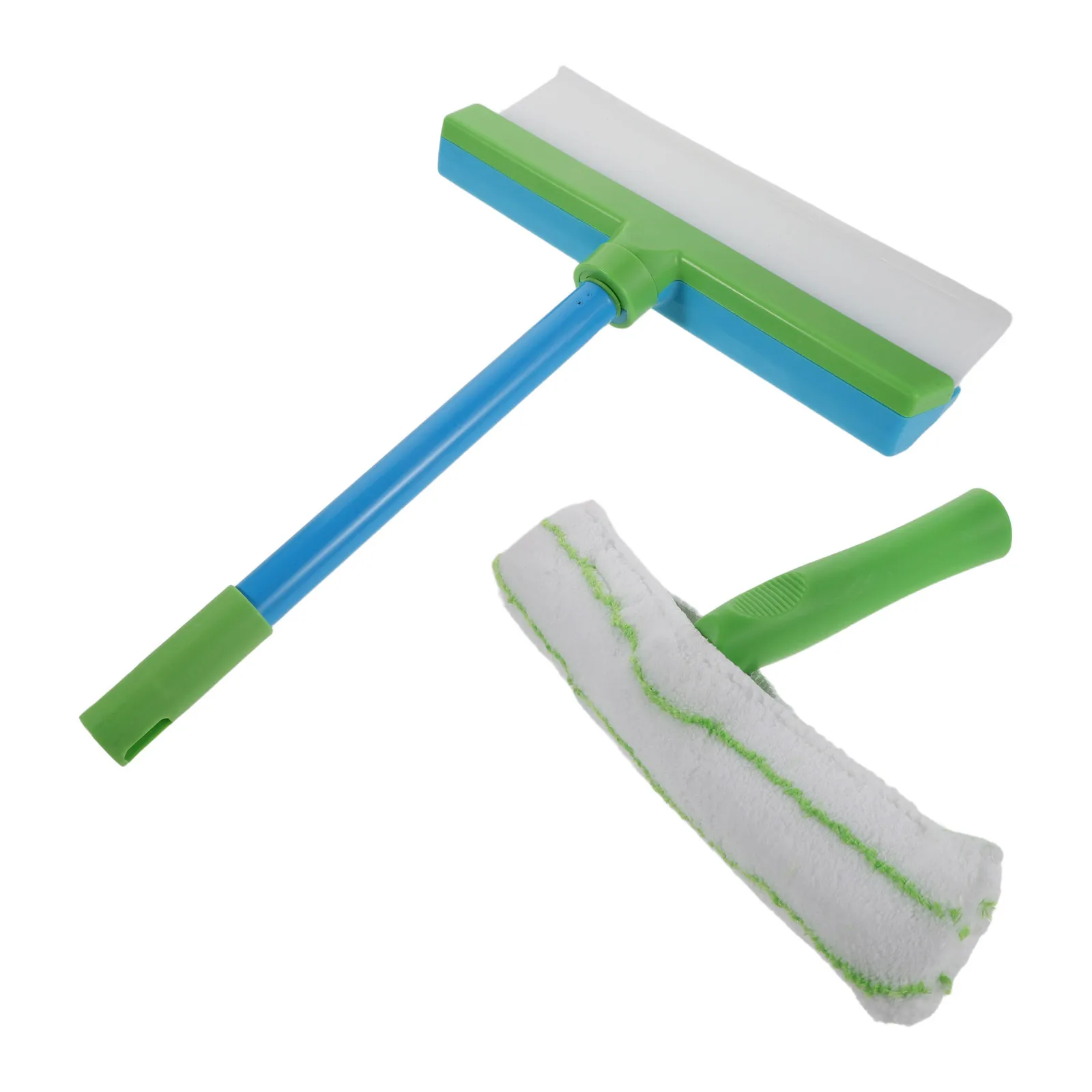 

2pcs Car Window Squeegee Microfiber Mop Cloth Wash Towel Glass Cleaner Scrubber For Vehicle Truck Cleaning Kit Reusable Car Care