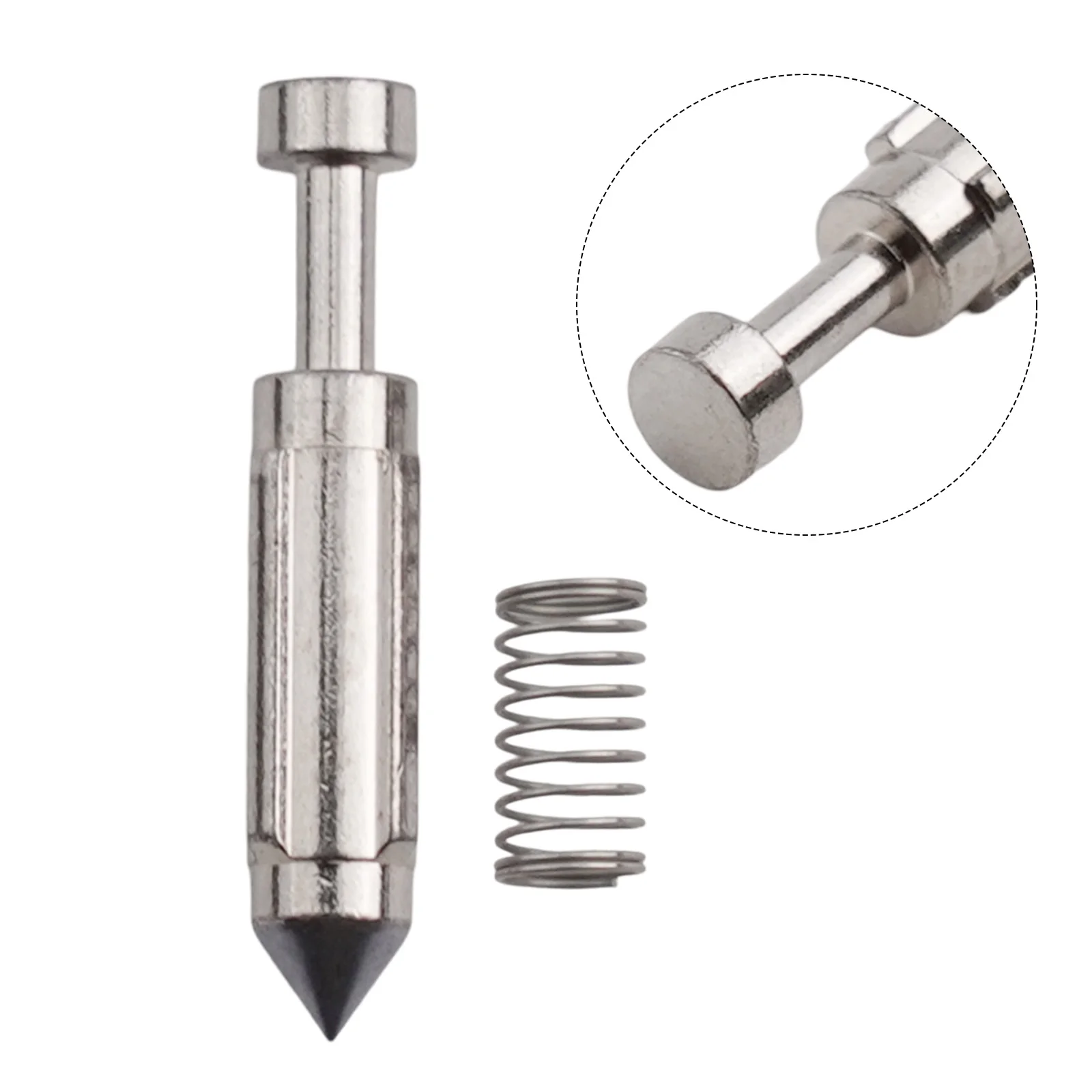 

1 Pcs Carburettor Float Needle Carburettor Float Needle & Spring Lawn Mower Garden Trimmer Garden Power Tool Accessories