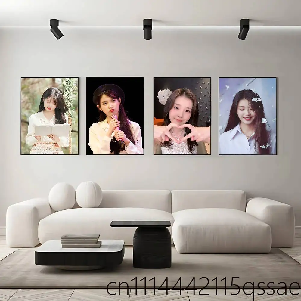 FOR IU Poster Wall Art Posters, Texture Paintings, Ideal Gift for Room Decoration