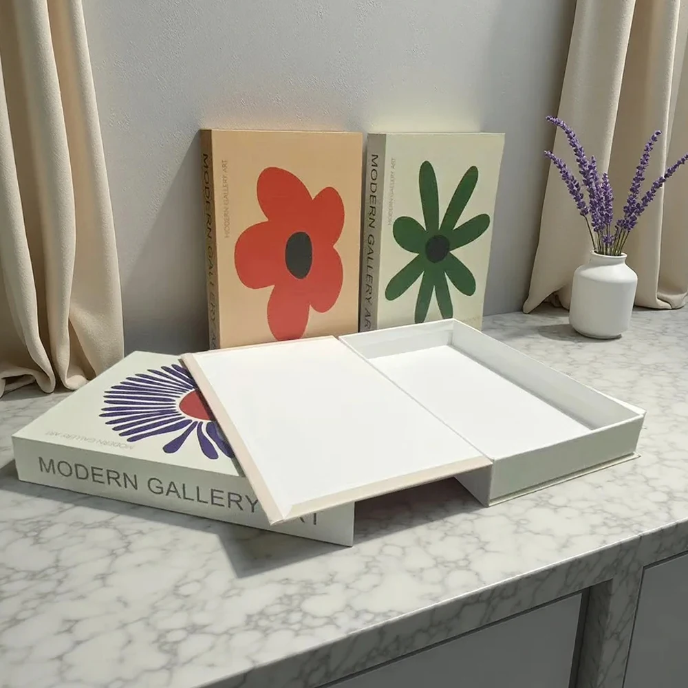 

Парижская галерея, художественное украшение, ящик для хранения поддельных книг для гостиной, декоративный журнальный столик для отеля, спальни, эстетический домашний декор