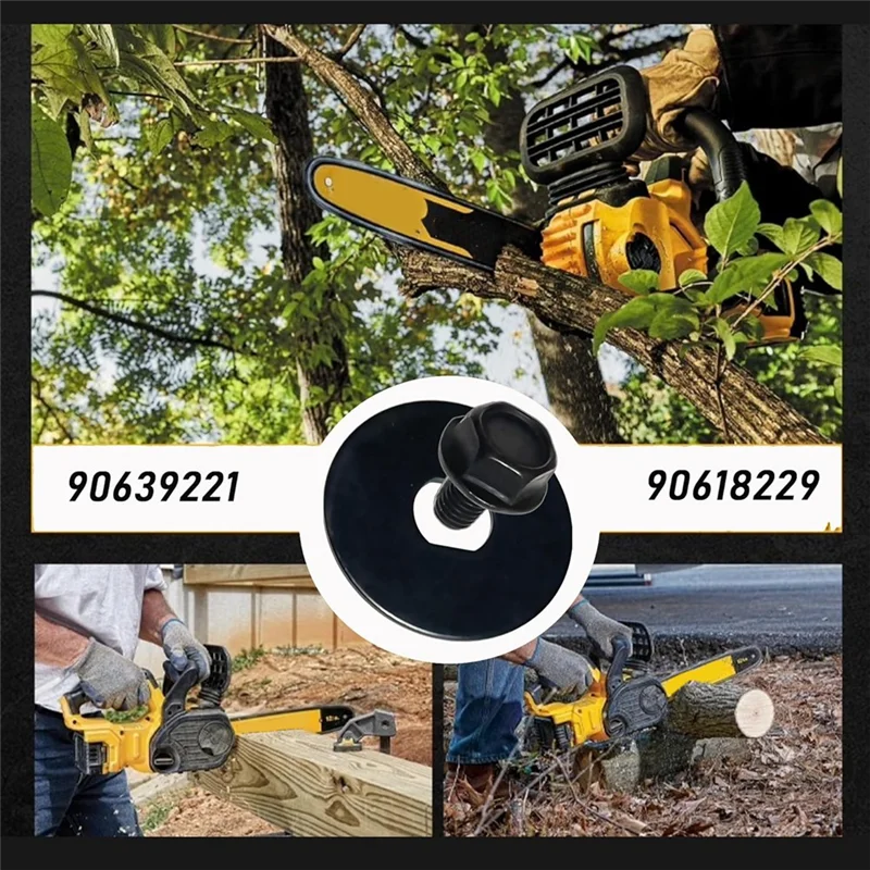 

ABBP-2Set Chainsaw Hardware Kit Bolt Washer 90639221 90618229 For Dccs620 Cmccs620 Cmccs660 Dccs670 Dccs690 Dwcs600