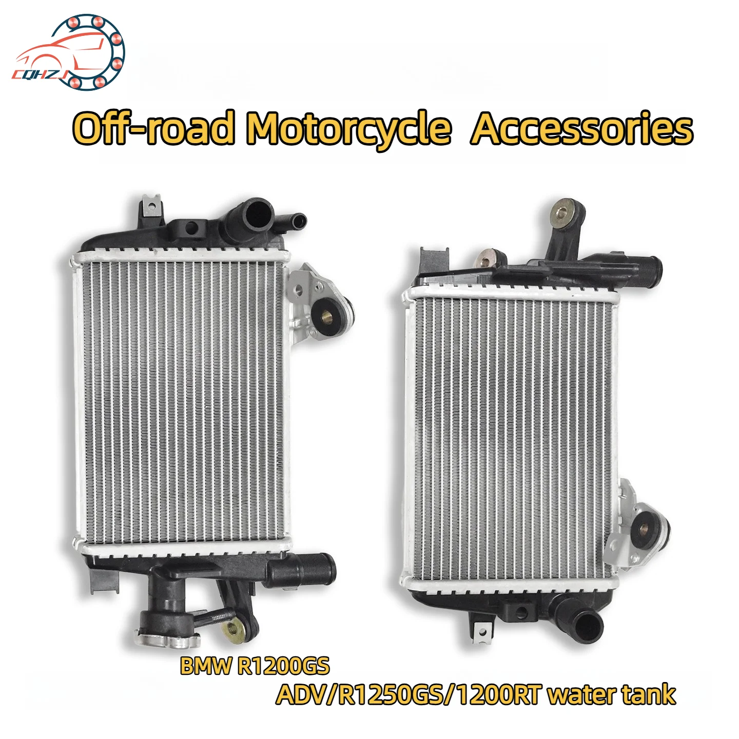 CQHZJ New Motorcycle Aluminium Left Right Radiator Water Tank  For BMW R1200GS ADV R1250GS 1200RT Accessories