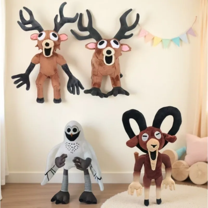 

99 Nights In The Forest Deer Game Plush Toys Soft Stuffed Animal Plush Doll for Kids Birthday Halloween Gift