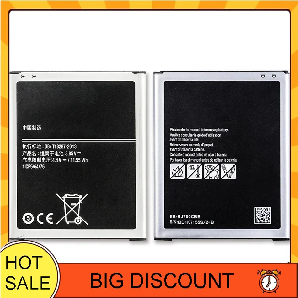 New Battery For Samsung Galaxy J7 Neo 2015 J7009 J7000 J7008 J700F SM-J700f EB-BJ700BBC EB-BJ700CBE J7 core 3000mAh