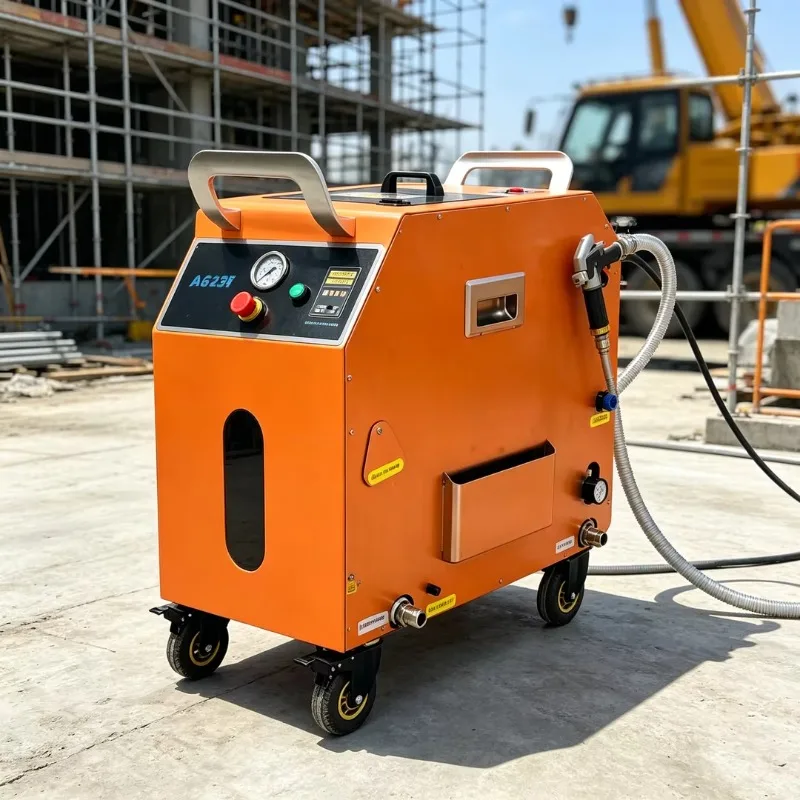 Dry Ice Cleaning Machine Adjustable Working Distance Dry Blast Device for Deep Gap Workpiece Inner Dirt Cleansing