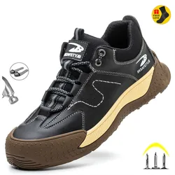 Zapatos de trabajo de Punta compuesta para hombre, zapatillas de seguridad indestructibles, antigolpes y antipinchazos, 6KV