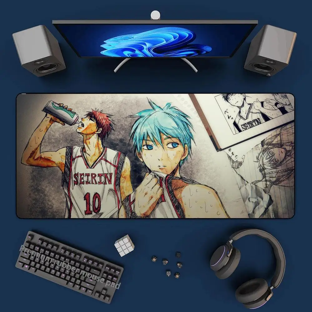 Kurokos Basketball Cool Fashion Gamer Speed Mice Retail XXL 900X400MM Rubber Mousepad Size for mouse pad Keyboard Deak Mat