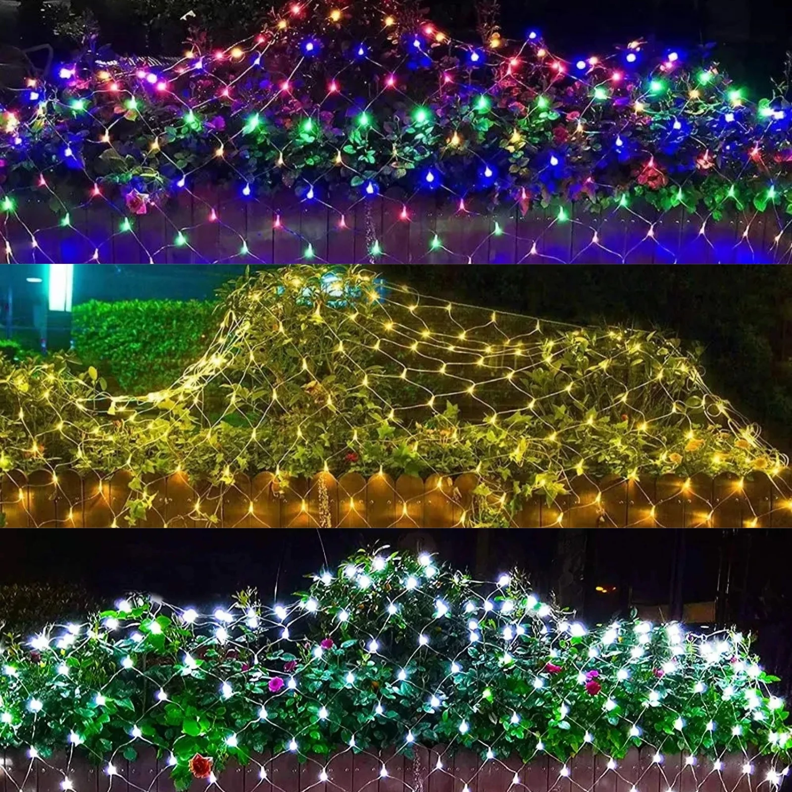 أضواء LED شبكية تعمل بتيار مست - مراجعة Outdoor Lighting Grid Screen وسعره