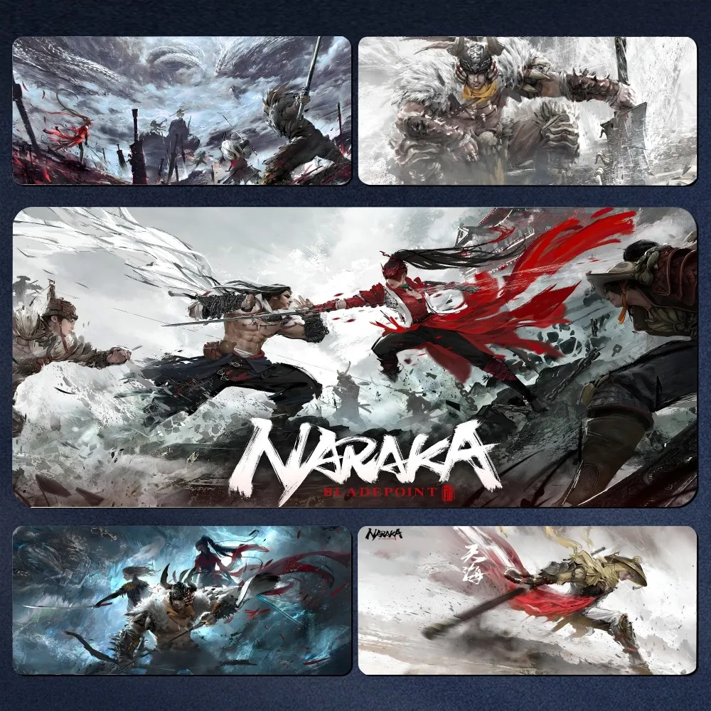 NARAKA BLADEPOINT Mousepad Large Gaming Mouse Pad  LockEdge Thickened Computer Keyboard Table Desk Mat