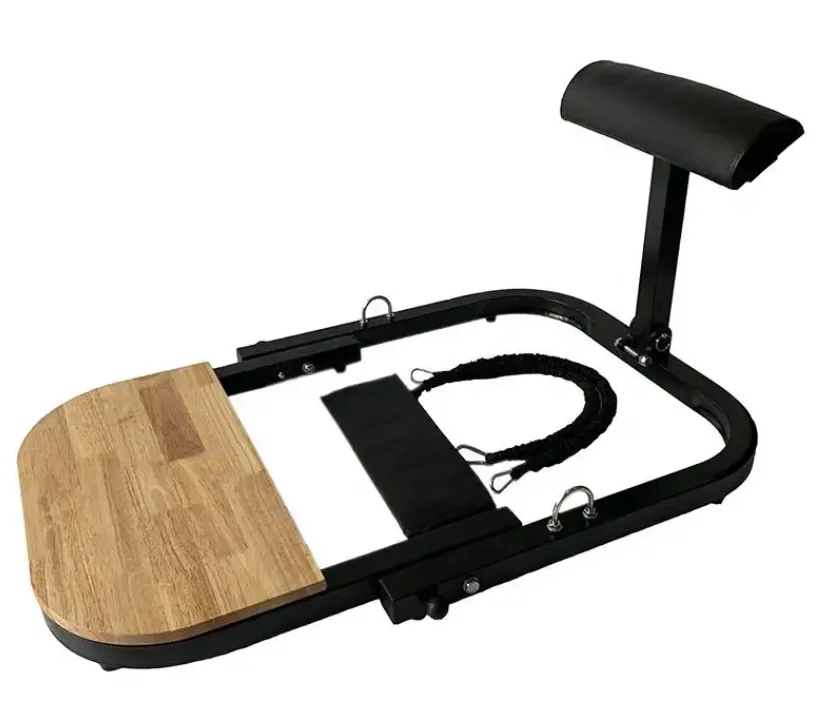Folding Iron and Oak Hip Thruster Glute Hip up Trainer Thrust Machinepromote sales