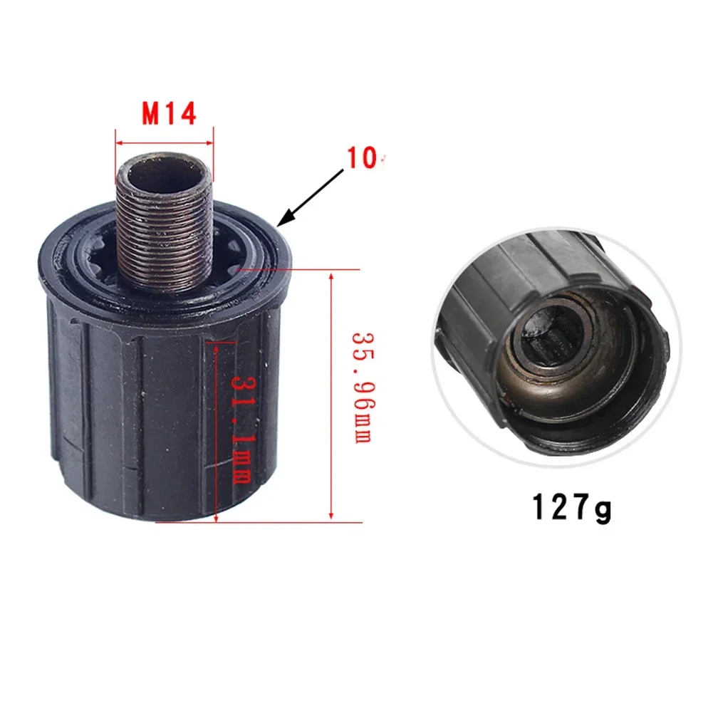 MTB Bike Freehub Rear Hub Ball Bearing Body Black 7/8/9/10 Speed For Shimano Cycling Wheels Scattered  Flower Drum Towe