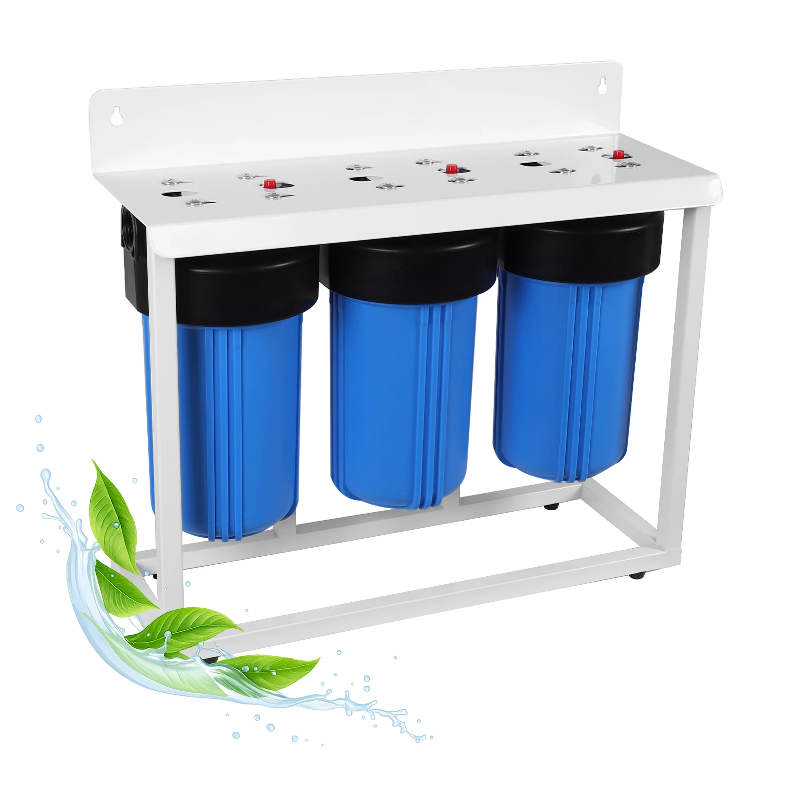 نظام تنقية المياه للمنزل بالكامل بثلاث مراحل يزيل الرواسب KDF CTO وVOC مع 3 فلتر منقي مياه منزلي من الكربون لـ R #5