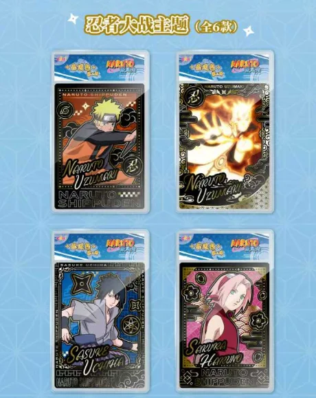 KA YOU Naruto Card Polaroid Card Shippuden Ninja Bag Naruto Uchiha Itachi Gaara Acrylic Cards Anime Collection Card Toys Gifts