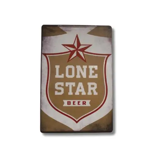 Lonestar Beer Tin S…