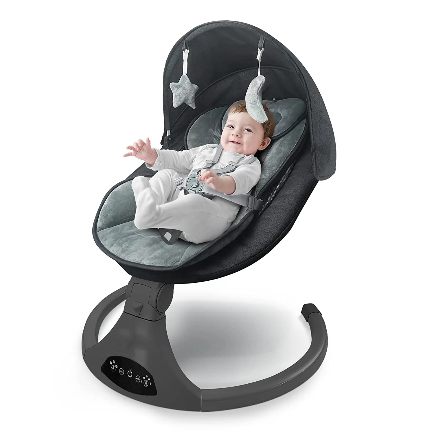 cheap baby cradle portable electric swing easy to install baby rocking chair multi-speed swing electric crib rocking chair