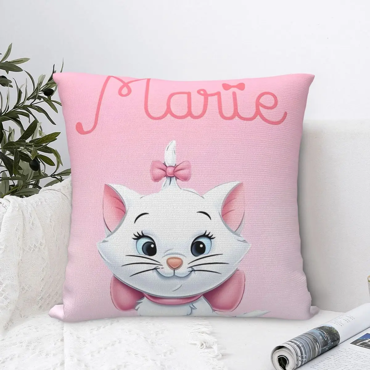 

Pillow Case Marie Cat Soft Pillow Cover Retro Trendy Cushion Cover Design Pillowcases For Wedding Party Home Decor
