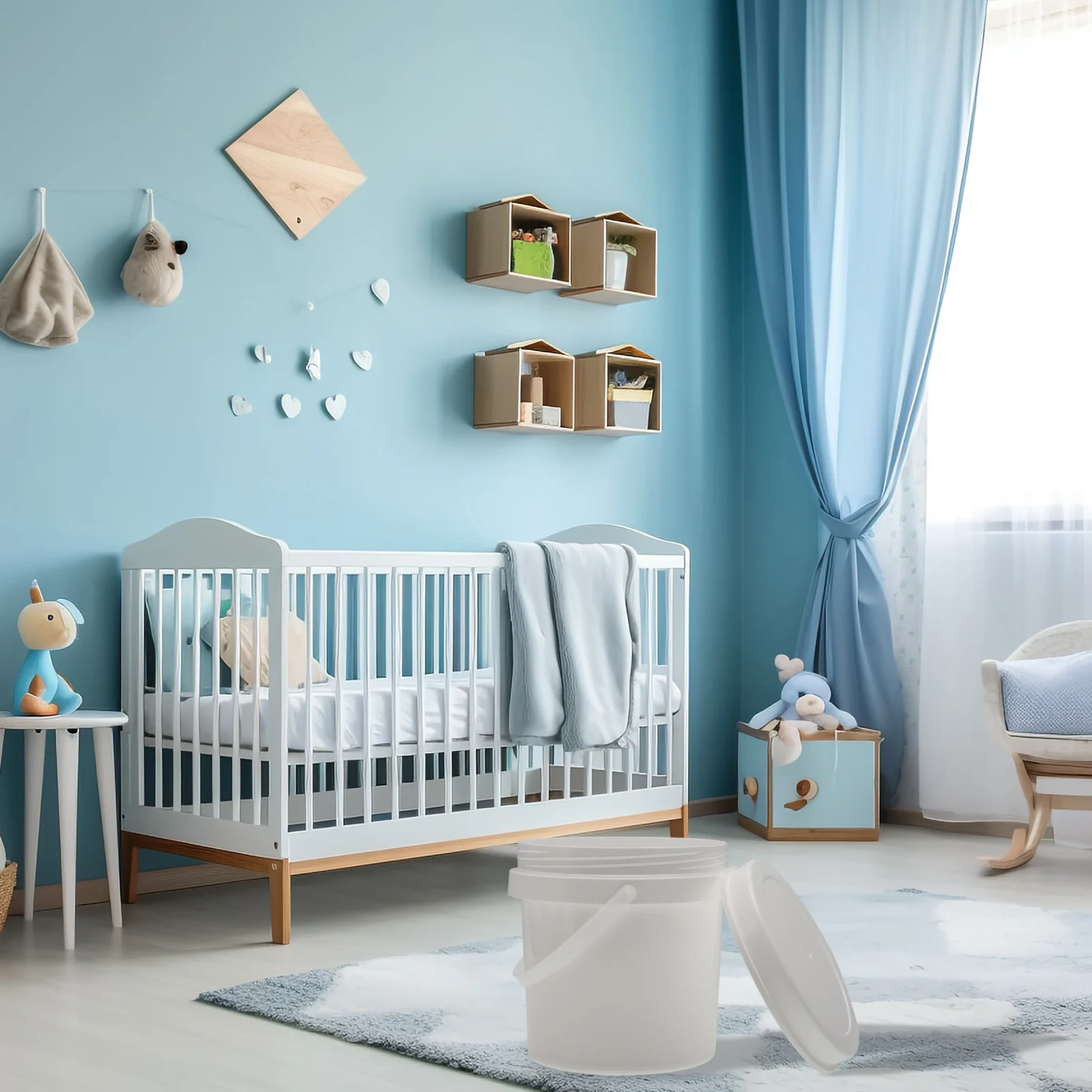 

Small Storage Bucket Pet Toys Candy Containers Blocks Child Party Favors Holder