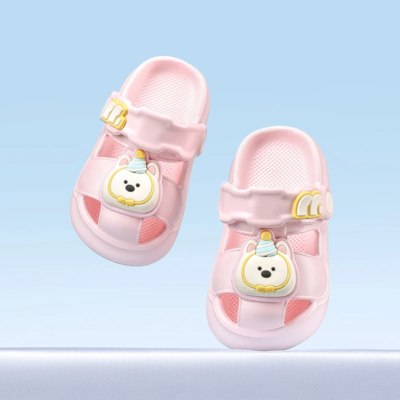 

Cheerful Mario Summer Comfortable Soft Home and outdoor Sandals for Kids Non-Slip shoes