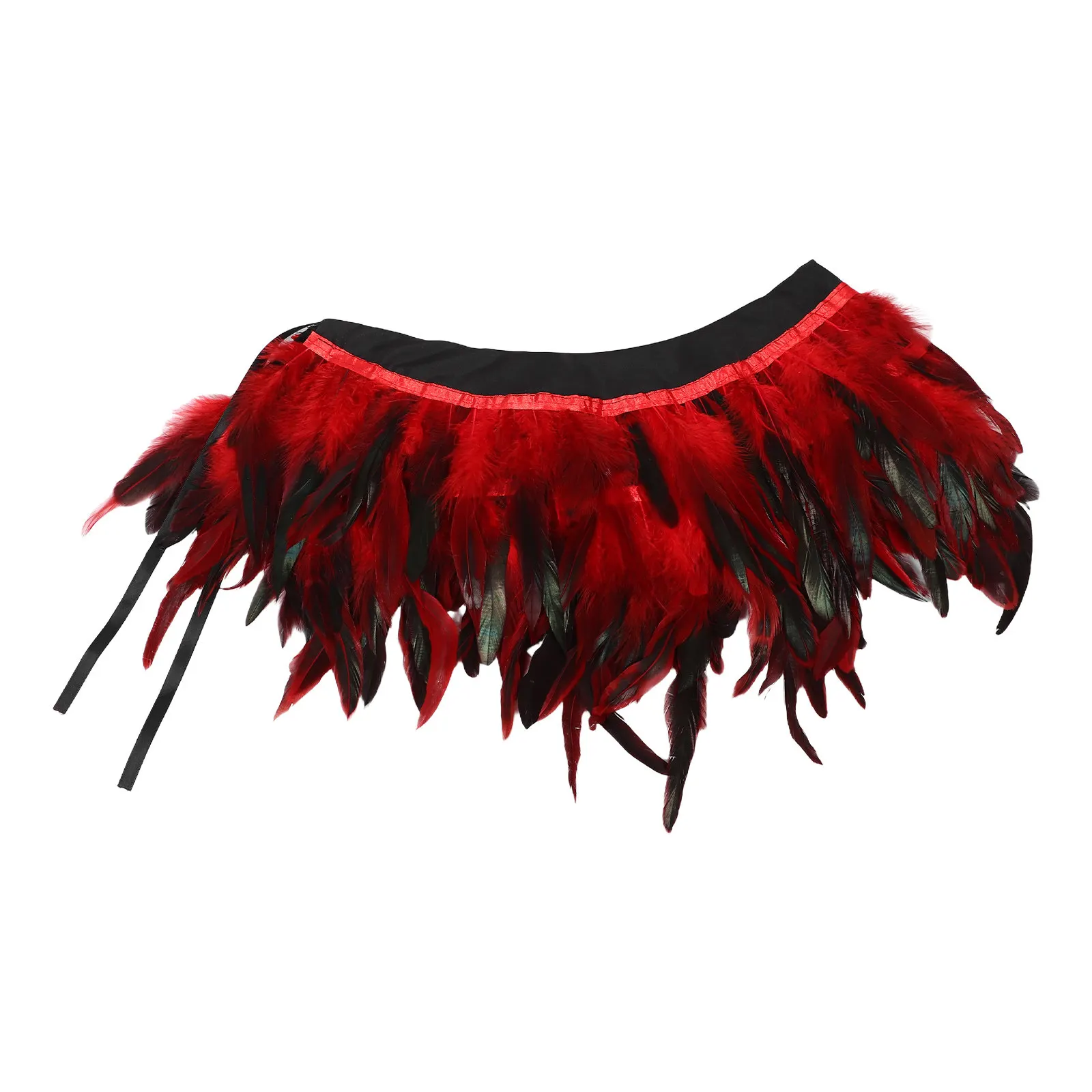 

Элегантная женская накидка-шаль с перьями, легкий аксессуар для вечернего платья, реквизит для костюма на Хэллоуин, косплей-вечеринку