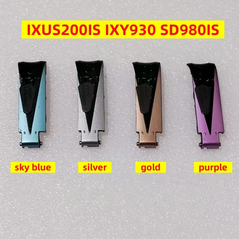 

Крышка отсека батарейного отсека/разъема карты памяти для Canon IXUS200IS IXY930 SD980IS, нижняя клейкая лента, запчасти