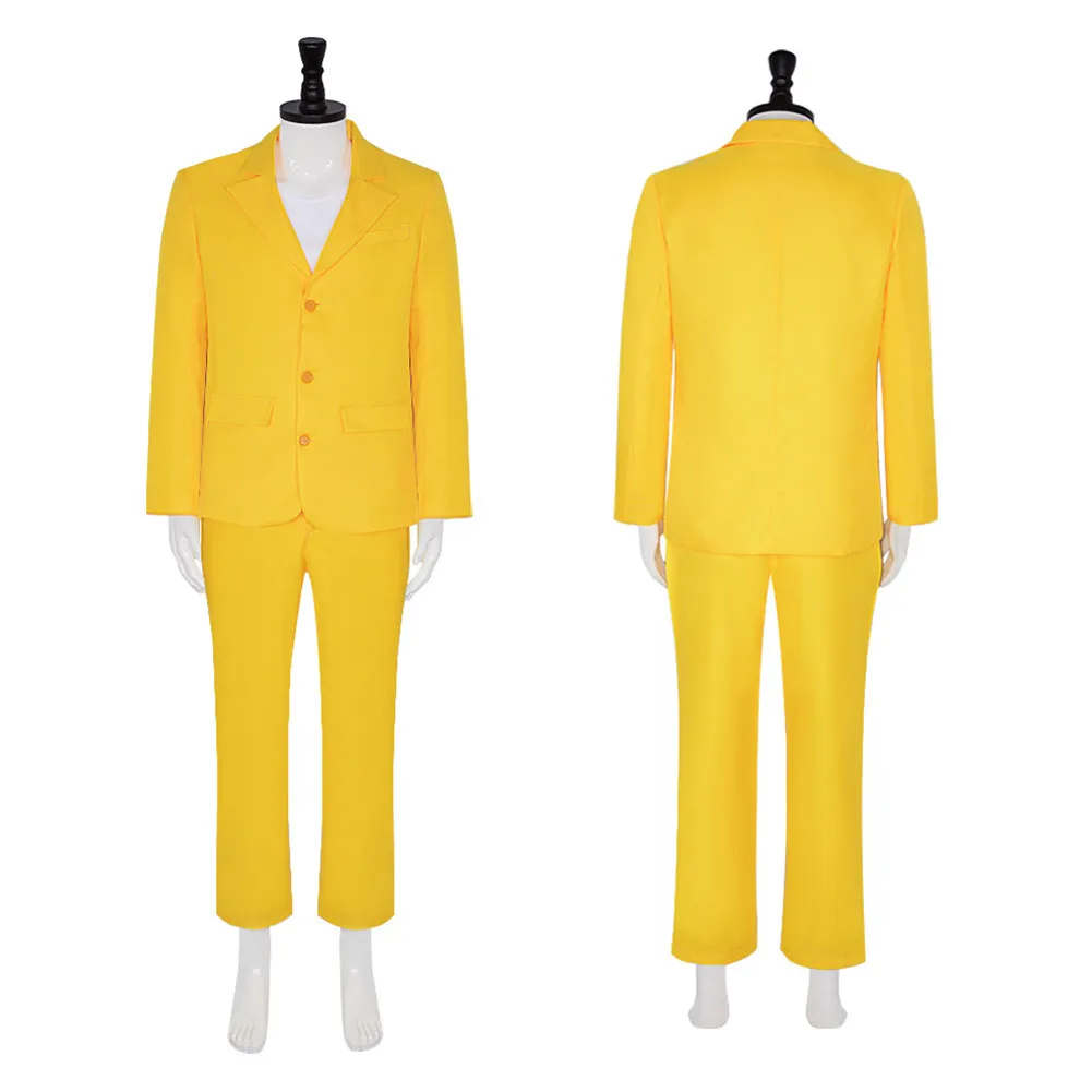 Movie Fancy The Fall Cos Guy Colt Seavers Cosplay Halloween Yellow Uniform Male Suit Long Coat Pants Shirt Men Costume Carnival