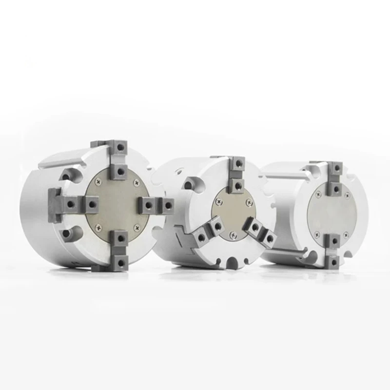 MHS2/MHS3/MHS4-16D/20D/25D/32D/40D/50D Pneumatic Gripper Replacement Double Action Rotating Air 2/3/4 Fingers Cylinder