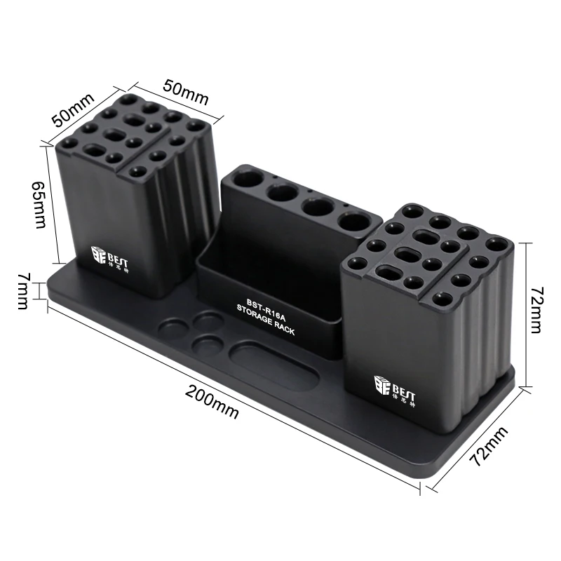 BST-R16A Combination Storage Rack With Multi Hole Classification For easy Retrieval of Mobile Phone MaintenanceTools Storage Box