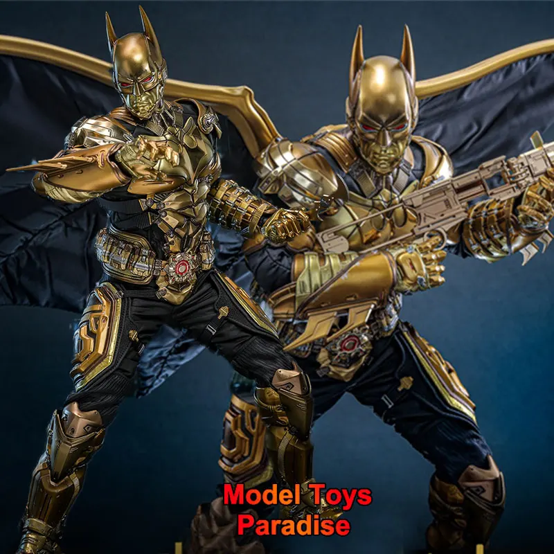 HOTTOYS VGM64 1/6 Коллекционная фигурка Бэтмена, черное золото, Бэтмен: Рыцарь Аркхема, полный набор, 12 дюймов, модель солдата