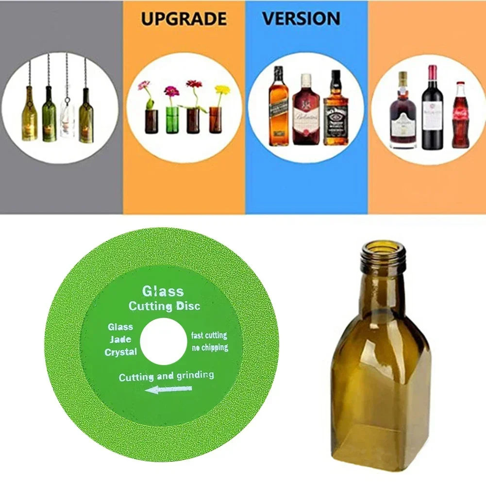 22.23mm Glass Cutting Disc 100 115 125mm Diamond Marble Saw Blade Jade Crystal Wine Bottles Grinding Cutting Grinding Disc Tool