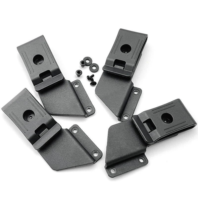 Kydex ปลอกคลิปหนีบเอวแบบหมุนได้ใหม่อุปกรณ์เสริมสำหรับปลอกเครื่องมือ Kydex พร้อมสกรูสองชุด