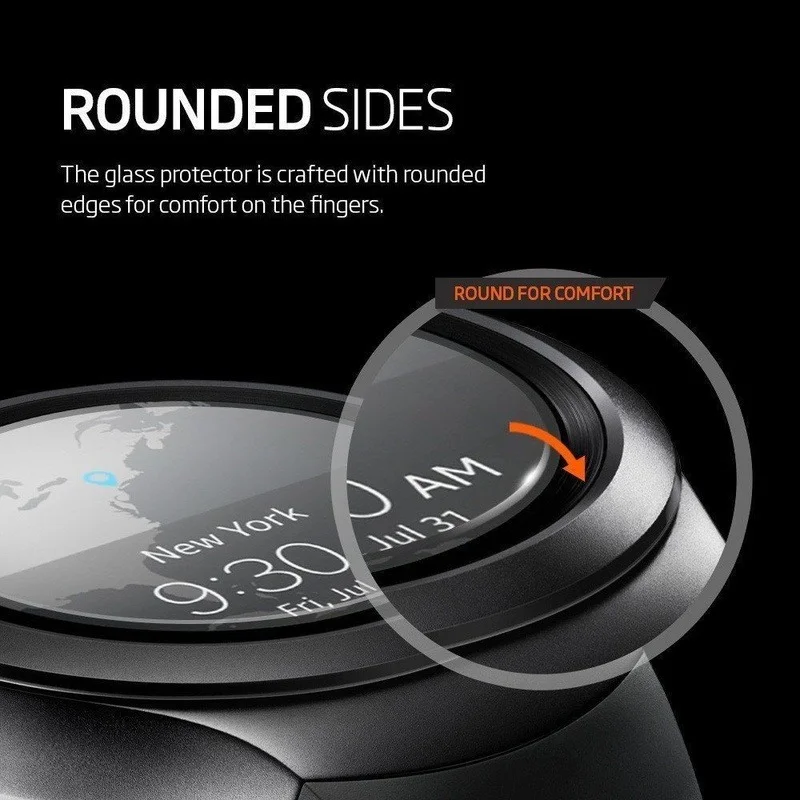 For Samsung Gear S2 S3 Classic Frontier Sports Watch Tempered Glass Screen Protectors Film Anti-Scratch Explosion Proof Cover
