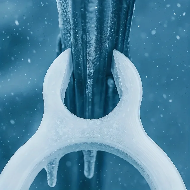 4 Stück passend für alle 3D-gedruckten Schnee- und Eisschutz – Scheibenwischer-Schutz mit Eis, kompatibel mit Scheibenwischer-Systemen