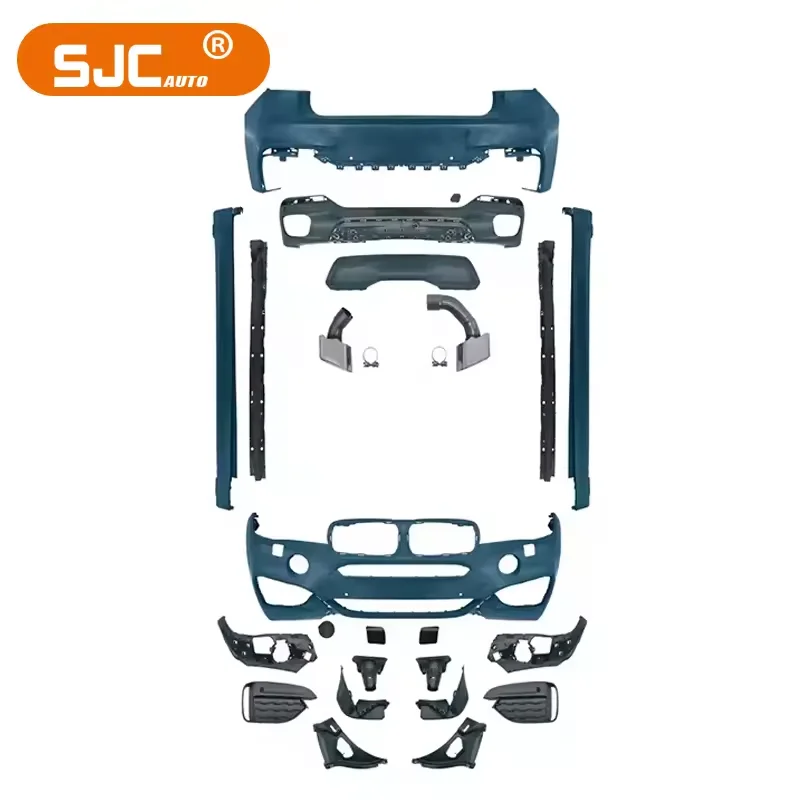 

SJC Bodykit for BMW X6 F16 Upgrade X6 MT Body Kit 14-19 Upgrade New Style Car Parts Headlights Taillights Front Rear Bumper