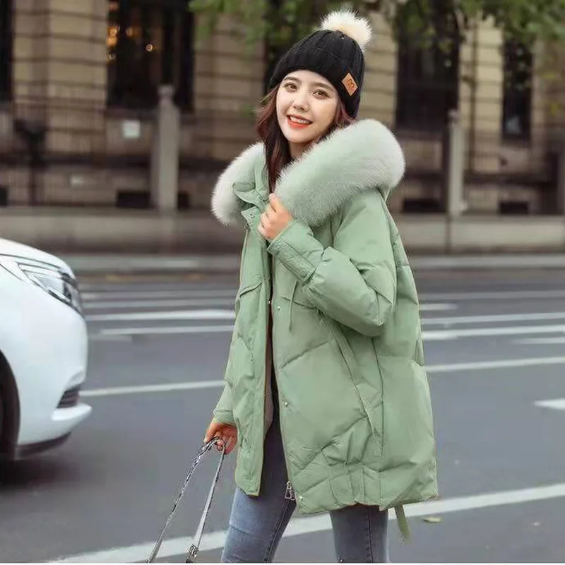 2022 New Ladies Duck Down Down Coats Casual White Duck Puffer Jacket Coats and Jackets Women