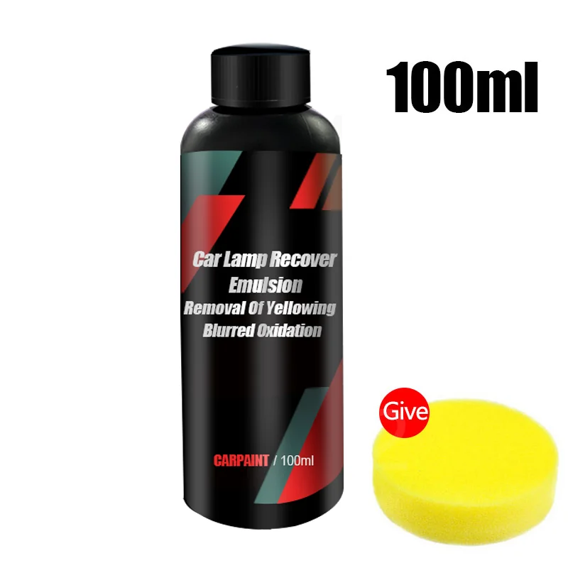 Car Motorcycle Headlight Restoration Polishing Kit Dashboard Scratch Remover Oxidation Cleaner Repair Paste for Car Motorcycle