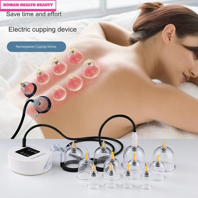 

Electric Cupping Device – Multi-Cup Meridian Suction & Dredging System for Home Use – Vacuum with Pressure Relief Valve