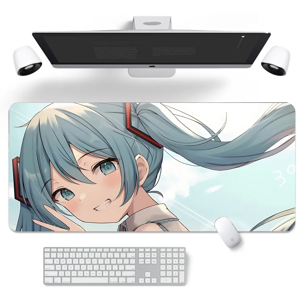 Cartoon H-Hatsune M-Miku Mousepad New Arrivals Large Gaming Mousepad L XL XXL Gamer Mouse Pad Size For Keyboards Mat